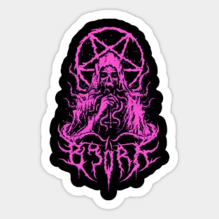 Bjork Metal Sticker